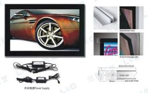 Professionel magnetiske krystal Slim lyskasse