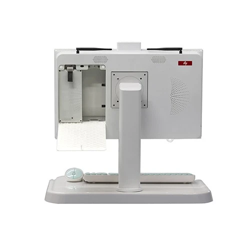 All-in-one Computer Height Adjustable Hospital Mobile Computer Cart Trolley